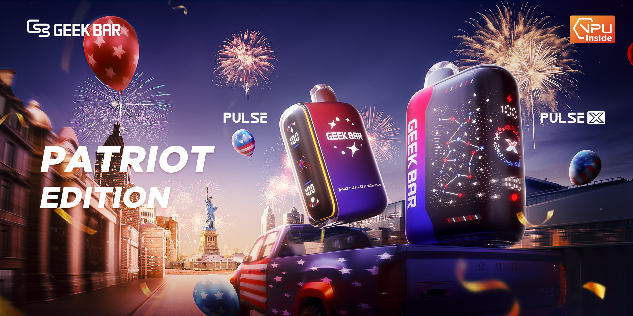 GEEK BAR PULSE X PATRIOT EDITION